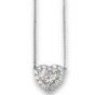 Diamond heart-shaped Necklace - 02019339 | Heming Diamond Jewellers | London