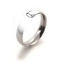 18ct White Gold  2.5mm Court Shape Wedding Ring - 00018997 | Heming Diamond Jewellers | London