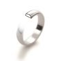 18ct White Gold 2mm D-Shaped  Wedding Ring - 00018966 | Heming Diamond Jewellers | London