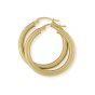 9ct Yelllow Gold Hoop Earrings - 00024087 | Heming Diamond Jewellers | London