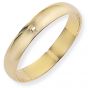 9ct Yellow Gold 4mm D-Shaped Wedding Ring - 00020650 | Heming Diamond Jewellers | London