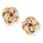 9ct Yellow Gold Knot Earrings - 00019465 | Heming Diamond Jewellers | London