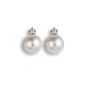 Pearl And Diamond Earrings