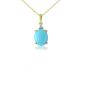 Turquoise and Diamond Pendant