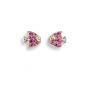 Pink Sapphire Angelfish Earrings