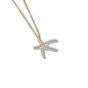 Starfish diamond pendant.
