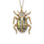 Diamond and Enamel Bug Pendant