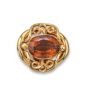 Antique Citrine Brooch