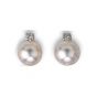 Pearl and Diamond Earrings