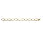 Gold Oval Link Bracelet