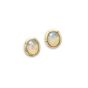 Oval Opal Earrings