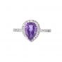 Amethyst and Diamond Ring - 00022718 | Heming Diamond Jewellers | London