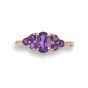 Amethyst and Gold Dress Ring - 00021905 | Heming Diamond Jewellers | London