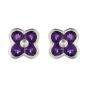 Amethyst Earrings - 00019979 | Heming Diamond Jewellers | London