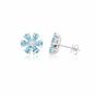 Aquamarine and Diamond Earrings - 00025044 | Heming Diamond Jewellers | London