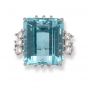 Aquamarine and Diamond Ring - 02021179 | Heming Diamond Jewellers | London