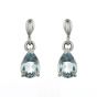 Aquamarine Drop Earrings - 00019993 | Heming Diamond Jewellers | London