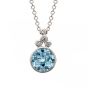 Blue Topaz and Diamond Pendant - 00020843 | Heming Diamond Jewellers | London