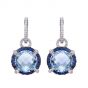 Blue Topaz and Sapphire Earrings - 02023282 | Heming Diamond Jewellers | London