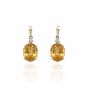 Citrine and Diamond Earrings - 00025061 | Heming Diamond Jewellers | London