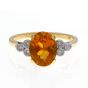 Citrine and Diamond Ring - 01000373 | Heming Diamond Jewellers | London