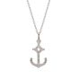 Diamond Anchor Pendant - 00020879 | Heming Diamond Jewellers | London