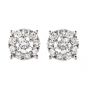 Diamond Cluster Earrings - 00020481 | Heming Diamond Jewellers | London