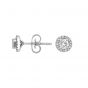 Diamond Cluster Earrings - 00022255 | Heming Diamond Jewellers | London