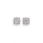 Diamond Cluster Earrings - 00022327 | Heming Diamond Jewellers | London