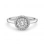 Diamond Cluster Ring - 00022998 | Heming Diamond Jewellers | London