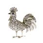 Diamond Cockerel Brooch - 01013251 | Heming Diamond Jewellers | London