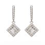 Diamond Drop Earrings - 00020872 | Heming Diamond Jewellers | London