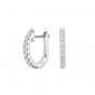 Diamond Hoop Earrings - 00023950 | Heming Diamond Jewellers | London