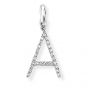 Diamond Initial 'A' Charm / Pendant (9ct) - 00018908 | Heming Diamond Jewellers | London