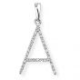 Diamond Initial 'A' Pendant - 00018882 | Heming Diamond Jewellers | London