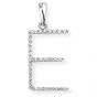 Diamond Initial 'E' Pendant - 00018886 | Heming Diamond Jewellers | London