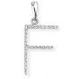 Diamond Initial 'F' Pendant - 00018887 | Heming Diamond Jewellers | London