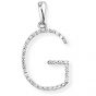 Diamond Initial 'G' Pendant - 00018888 | Heming Diamond Jewellers | London