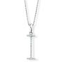 Diamond Initial 'I' Pendant - 00018890 | Heming Diamond Jewellers | London