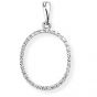 Diamond Initial 'O' Pendant - 00018896 | Heming Diamond Jewellers | London