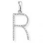Diamond Initial 'R' Pendant - 00018899 | Heming Diamond Jewellers | London