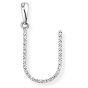 Diamond Initial 'U' Pendant - 00018902 | Heming Diamond Jewellers | London