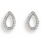 Diamond Teardrop Earrings - 02023519 | Heming Diamond Jewellers | London