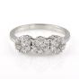 Diamond Triple Cluster Ring - 00021134 | Heming Diamond Jewellers | London