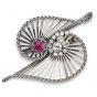 Double Clip Brooch - 02020996 | Heming Diamond Jewellers | London