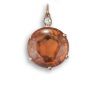 Edwardian Citrine Pendant - 02024089 | Heming Diamond Jewellers | London