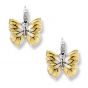 Enamel and Diamond Butterfly Earrings - 00021569 | Heming Diamond Jewellers | London