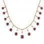 Garnet Fringe Necklace - 02024072 | Heming Diamond Jewellers | London