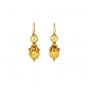 Gold Drop Earrings - 02020820 | Heming Diamond Jewellers | London