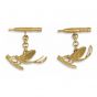 Mayfly & Rod Cufflinks - 00021675 | Heming Diamond Jewellers | London